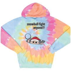 Unisex Tie-Dye Fleece Hoodie