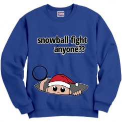 Unisex Film and Foil Crewneck Sweatshirt