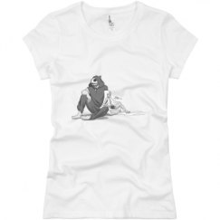 Ladies Slim Fit Basic Promo Jersey Tee