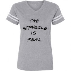 Ladies Relaxed Fit Vintage Sports Tee