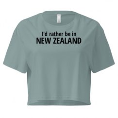 Ladies Festival Cali Crop Top Tee