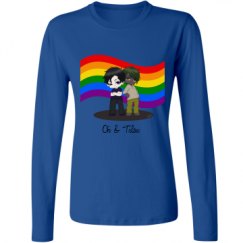 Ladies Relaxed Fit Basic Long Sleeve Tee