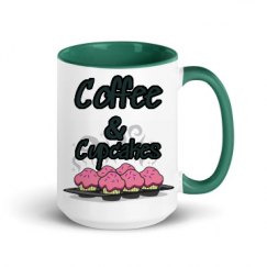 15oz Ceramic Mug with Color Inside