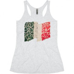 Ladies Slim Fit Super Soft Racerback Triblend Tank