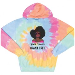 Unisex Tie-Dye Fleece Hoodie