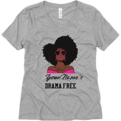 Ladies Relaxed Fit V-Neck Tee