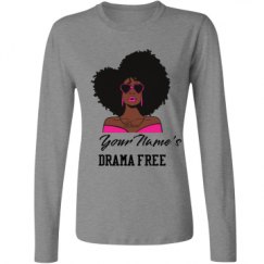 Ladies Relaxed Fit Basic Long Sleeve Tee
