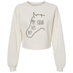 Women's Raglan Pullover Fleece