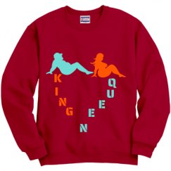 Unisex Film and Foil Crewneck Sweatshirt