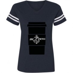 Ladies Relaxed Fit Vintage Sports Tee
