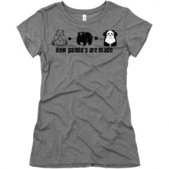 Ladies Slim Fit Super Soft Triblend Tee