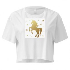 Ladies Festival Cali Crop Top Tee