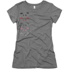 Ladies Slim Fit Super Soft Triblend Tee