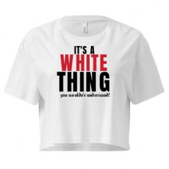 Ladies Festival Cali Crop Top Tee