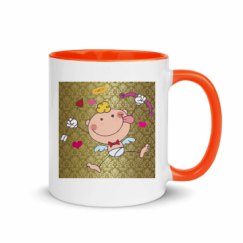 11oz Ceramic Mug with Color Inside