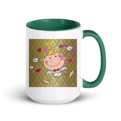 15oz Ceramic Mug with Color Inside