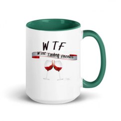 15oz Ceramic Mug with Color Inside