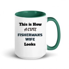 15oz Ceramic Mug with Color Inside