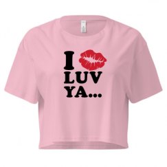 Ladies Festival Cali Crop Top Tee