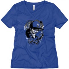 Ladies Relaxed Fit V-Neck Tee