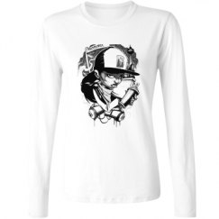 Ladies Relaxed Fit Basic Long Sleeve Tee