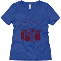 Ladies Relaxed Fit V-Neck Tee