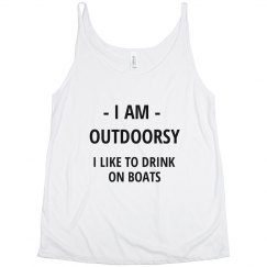 I like to drink on boats