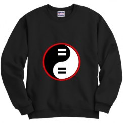 Unisex Film and Foil Crewneck Sweatshirt