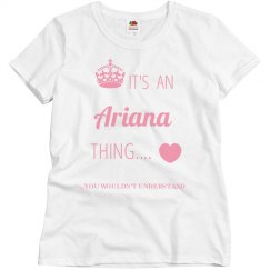 its an Ariana thing