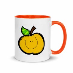 11oz Ceramic Mug with Color Inside