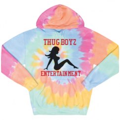 Unisex Tie-Dye Fleece Hoodie