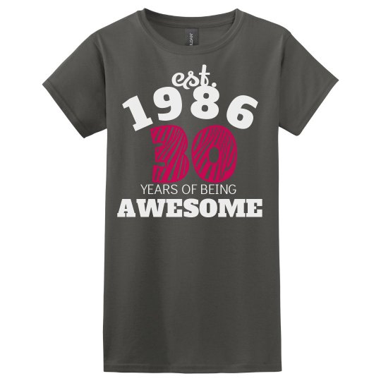 30th Birthday - Zebra