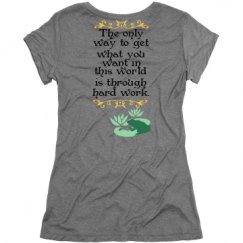 Ladies Slim Fit Super Soft Triblend Tee