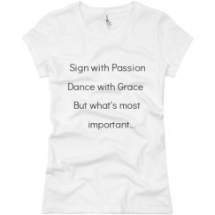 Ladies Slim Fit Basic Promo Jersey Tee