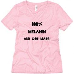 Ladies Relaxed Fit V-Neck Tee