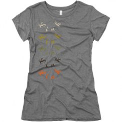 Ladies Slim Fit Super Soft Triblend Tee