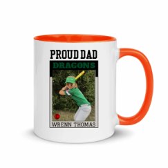 11oz Ceramic Mug with Color Inside