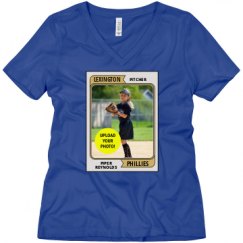 Ladies Relaxed Fit V-Neck Tee