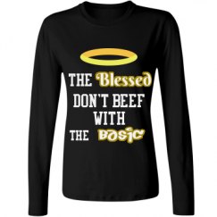 Ladies Relaxed Fit Basic Long Sleeve Tee