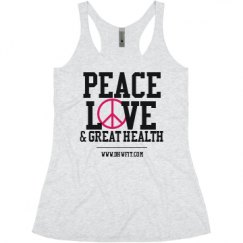 Ladies Slim Fit Super Soft Racerback Triblend Tank