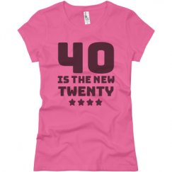 Ladies Slim Fit Basic Promo Jersey Tee
