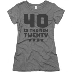 Ladies Slim Fit Super Soft Triblend Tee