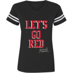 Ladies Relaxed Fit Vintage Sports Tee