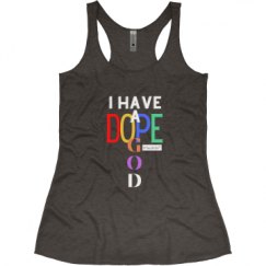 Ladies Slim Fit Super Soft Racerback Triblend Tank