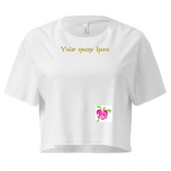 Ladies Festival Cali Crop Top Tee