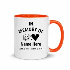 11oz Ceramic Mug with Color Inside