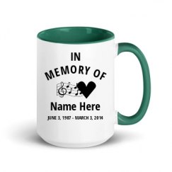 15oz Ceramic Mug with Color Inside