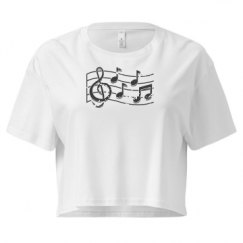 Ladies Festival Cali Crop Top Tee