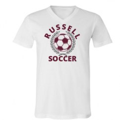 Unisex V-Neck Jersey Tee