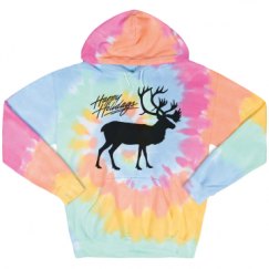 Unisex Tie-Dye Fleece Hoodie